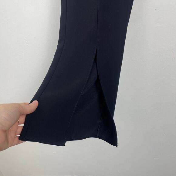 Amanda Uprichard Revolve black high waist trousers with slit size Medium - Picture 3 of 7